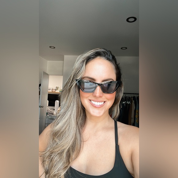 Cat eye sunglasses with gold - Picture 4 of 5